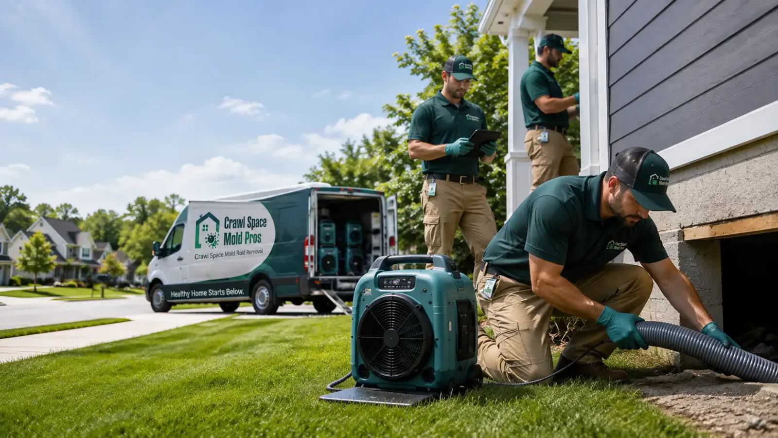 Crawl Space Mold Removal in Solvang, CA